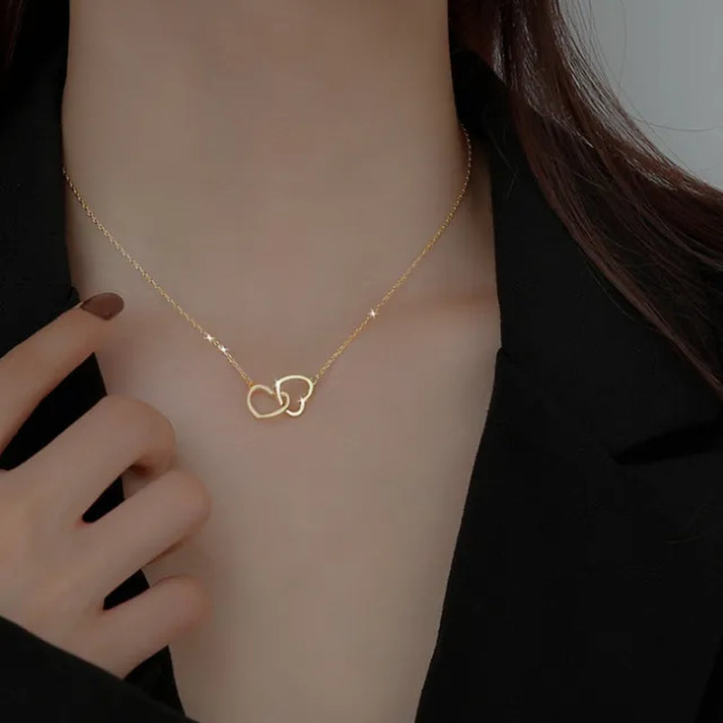 Neck Chains Lock Pendant Jewelry for Women 